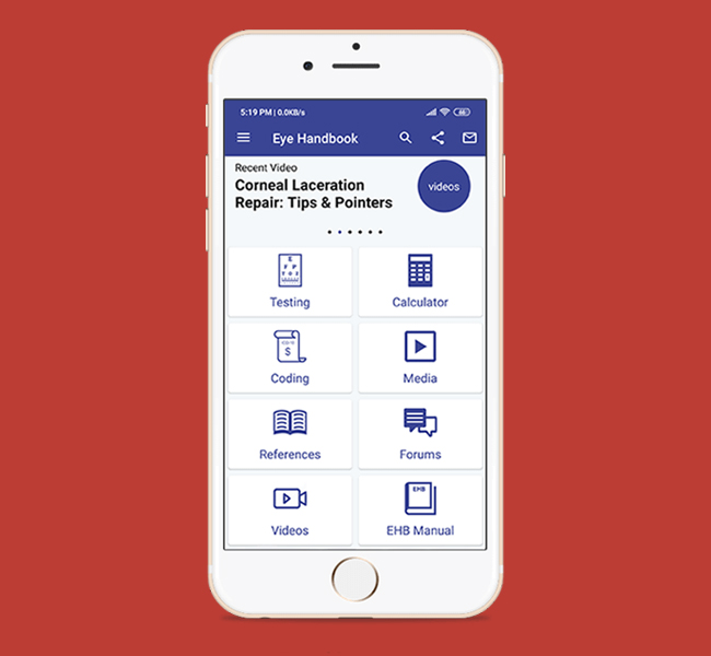 Eye Handbook App
